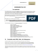 Novedades Pau 2011