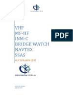 VHF MFHF Inmc Bridgewatch Navtex Ssas