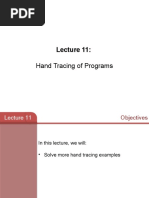 Lecture 11 - Programming Fundamentals