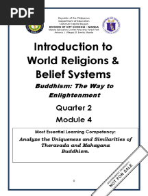 Introduction To World Religions & Belief Systems: Quarter 2