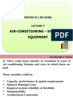 Lecture 7 Air Conditioning - Methods & Equipment