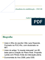 A Política Brasileira de Estabilização - 1963
