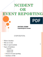 Hospital Incident Reporting