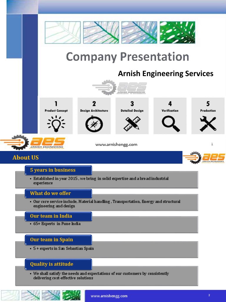 Arnish Engineering Services Overview | PDF | Crane (Machine) | Engineering