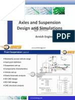 Front Suspension Design and Analysis for SUV and Pickup Trucks
