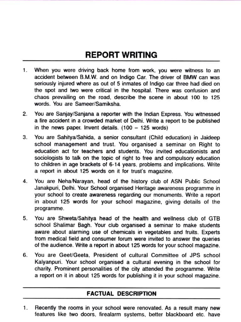Report Writing | PDF