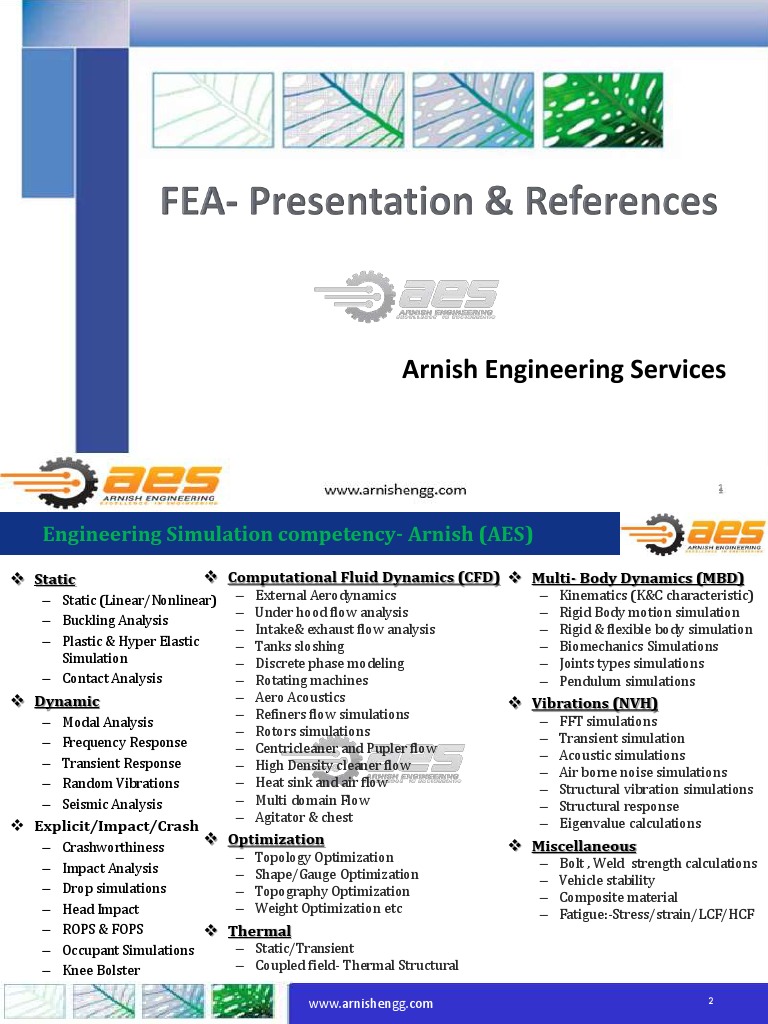 Arnish Engineering Services Overview | PDF | Crane (Machine) | Finite ...
