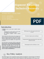 Asian Development Financing Green and Inclusive Recovery