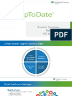 UpToDate Value Presentation