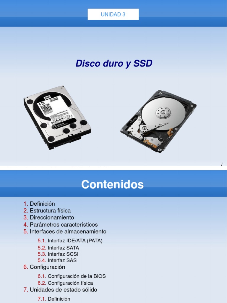 Disco Duro y SSD, PDF, Unidad de estado sólido