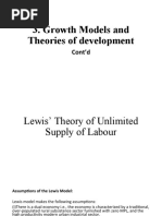 Lewis Model of Economic Development Explained | PDF | Labour Economics ...