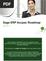 Sage Accpac Roadmap May 2011