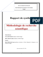 2021 2022-Methodologie - de - Recherche - Docx