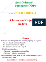 Chapter Three-I: Classes and Objects in Java