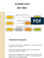 Distribution Record