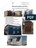 Elektrosvit Products Overview: Transformer Substations/distribution Centers