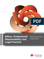 Ysaiah Ross - Peter J. M. MacFarlane - Ethics, Professional Responsibility and Legal Practice-LexisNexis Butterworths (2017)