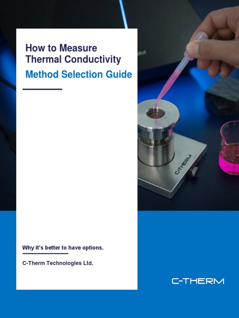 C ThermMethodSelectionGuideO2020 | PDF | Thermal Conductivity | Heat ...