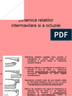 08-Dinamica Relatiilor Intermaxilare Si A Ocluziei