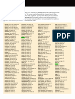 Verb Conjugation Tables