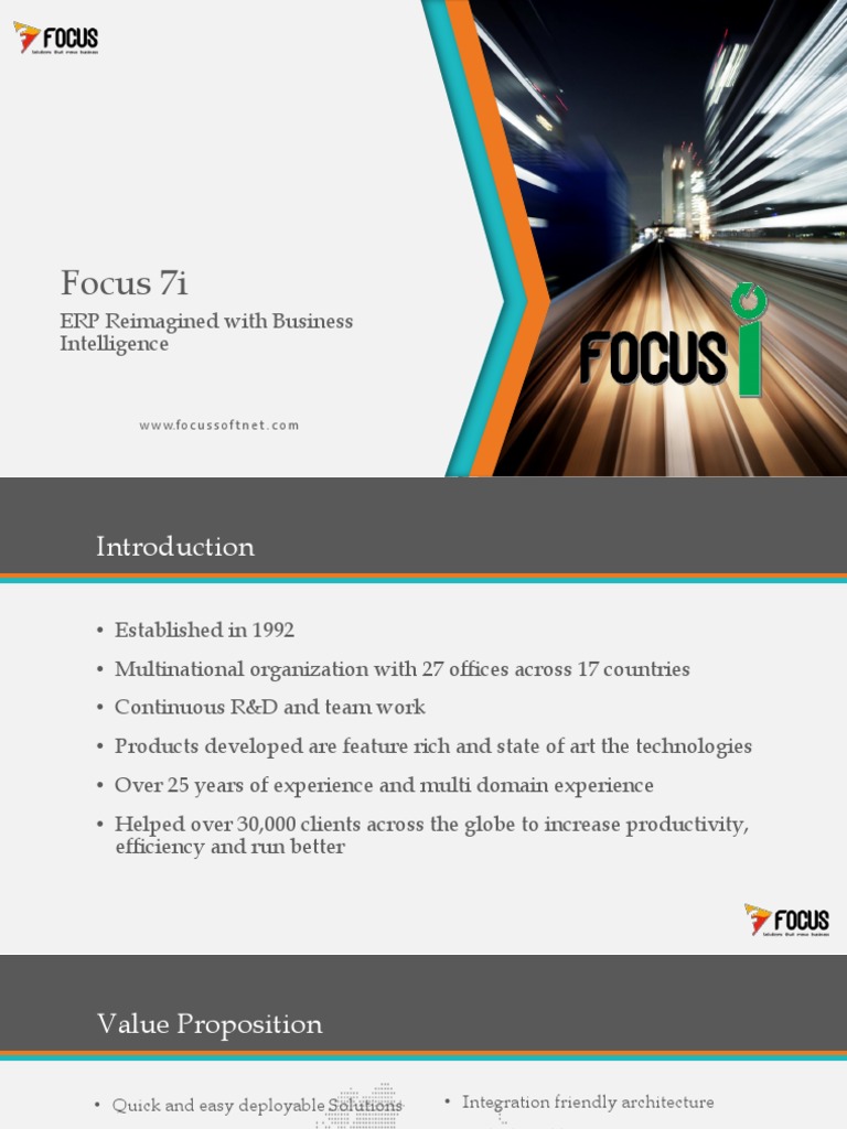 Focus 7 ERP | PDF | Accounts Payable | Inventory