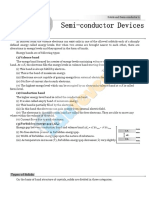 Energy Bands: Solids and Semi-Conductor