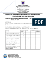 Department of Education: Planning For Continuing Professional Development and Lac Planning