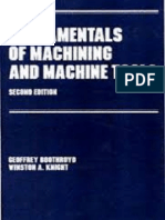 Fundamentals of Machining and Machine Tools Second Edition PDF