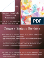 Origen y Síntesis Histórica