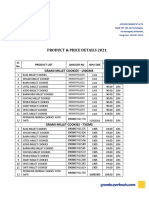 Grami Product List & Price 2021