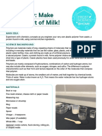 Chemistry: Make Plastic Out of Milk!: Main Idea