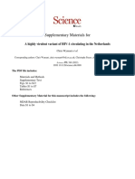 Supplementary Materials For "A Highly Virulent Variant of HIV-1 Circulating in The Netherlands" - Chris Wymant Et Al.