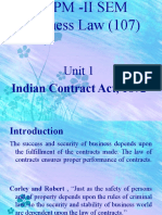 Unit 1: Indian Contract Act, 1872