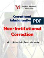 Correctional Administration 2: Non-Institutional Correction