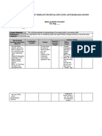 Learners' Packet Template For Special Education, Alive/Madrasah and Iped
