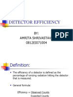 Nuclear Detector Efficiency