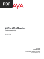 ACR To ACRA Migration: Reference Guide