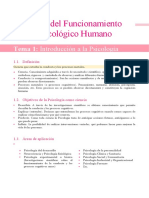 Bases Del Funcionamiento Psicológico Humano