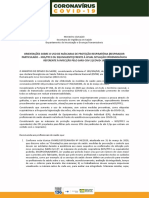 Nota Informativa Utilizacao Máscaras PFF2