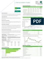 Old Mutual Top 40 Index Fund: Fund Information Fund Performance As at 31/12/2021