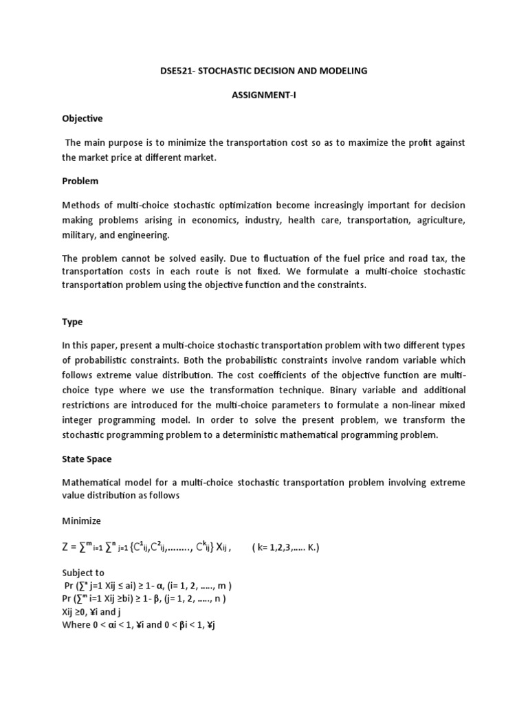 Dse521 Assignment 1 | PDF | Mathematical Optimization | Applied Mathematics