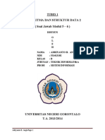 Algoritma dan Struktur Data Modul 5-6