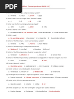 Multiple Choice Questions (BHM-105) : C. Oracle