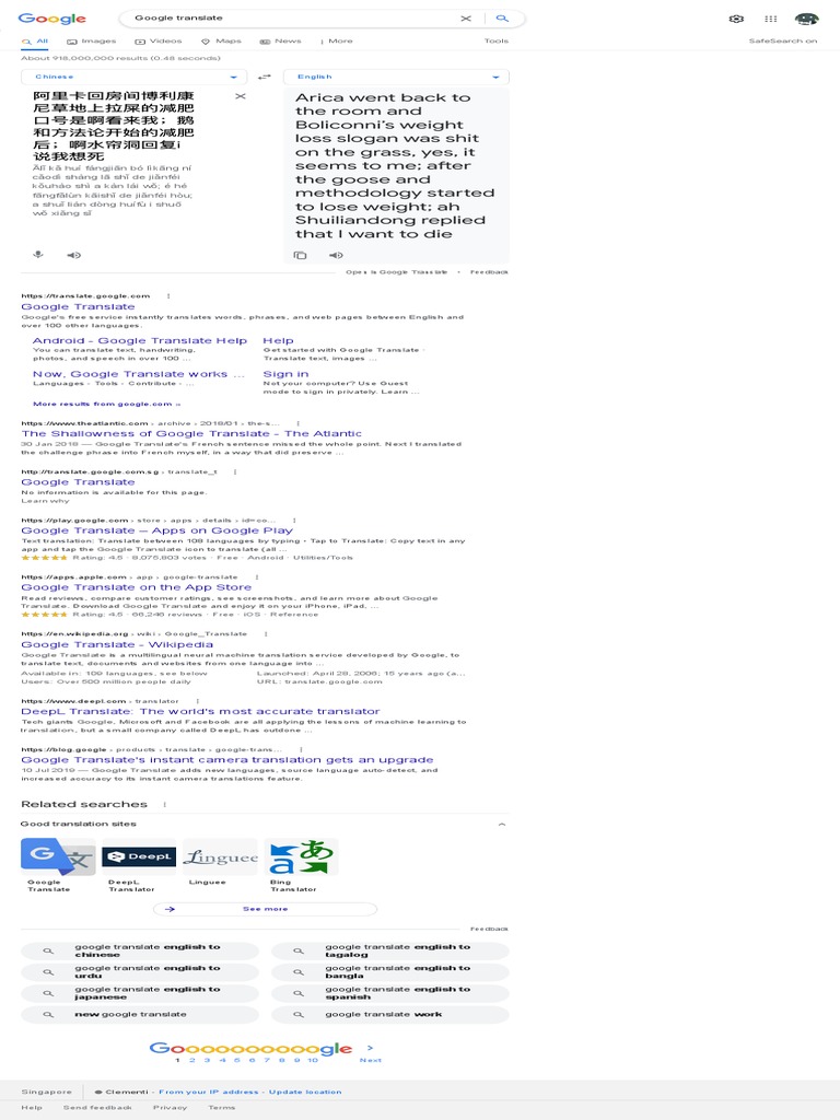 Google Translate Overview and Features | PDF | Ios | Application Software