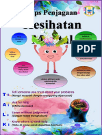 Poster Tips Penjagaan Kesihatan Mental