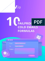 10 Failproof Cold Email Formulas