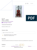 Violoncelo Dominate 4 - 4 - Instrumentos Musicais - Ibura, Recife 983364488 - OLX