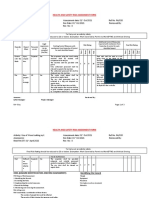 Health and Safety Risk Assessment