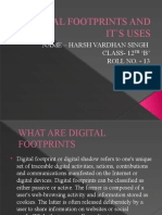 Digital Footprints and It's Uses