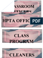 Class Program